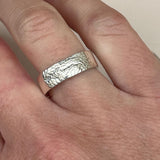 Pet Print  or Fingerprint Band Ring