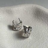 Organic Crush Hoop Earrings