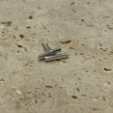 Bar stud earrings - Sterling Silver