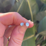 Initial stud earrings - Sterling Silver