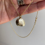dog nose or paw print necklace in sterling silver or solid gold